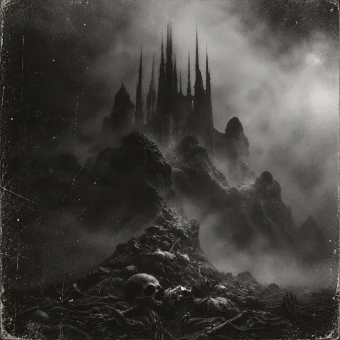 Black Metal background artwork
