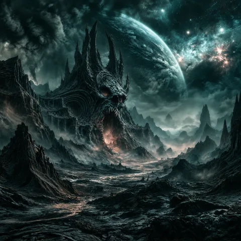 Technical Death Metal background artwork